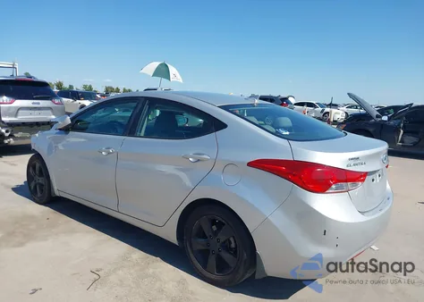 2013 Hyundai Elantra Gls from USA, damaged, VIN KMHDH4AEXDU921969